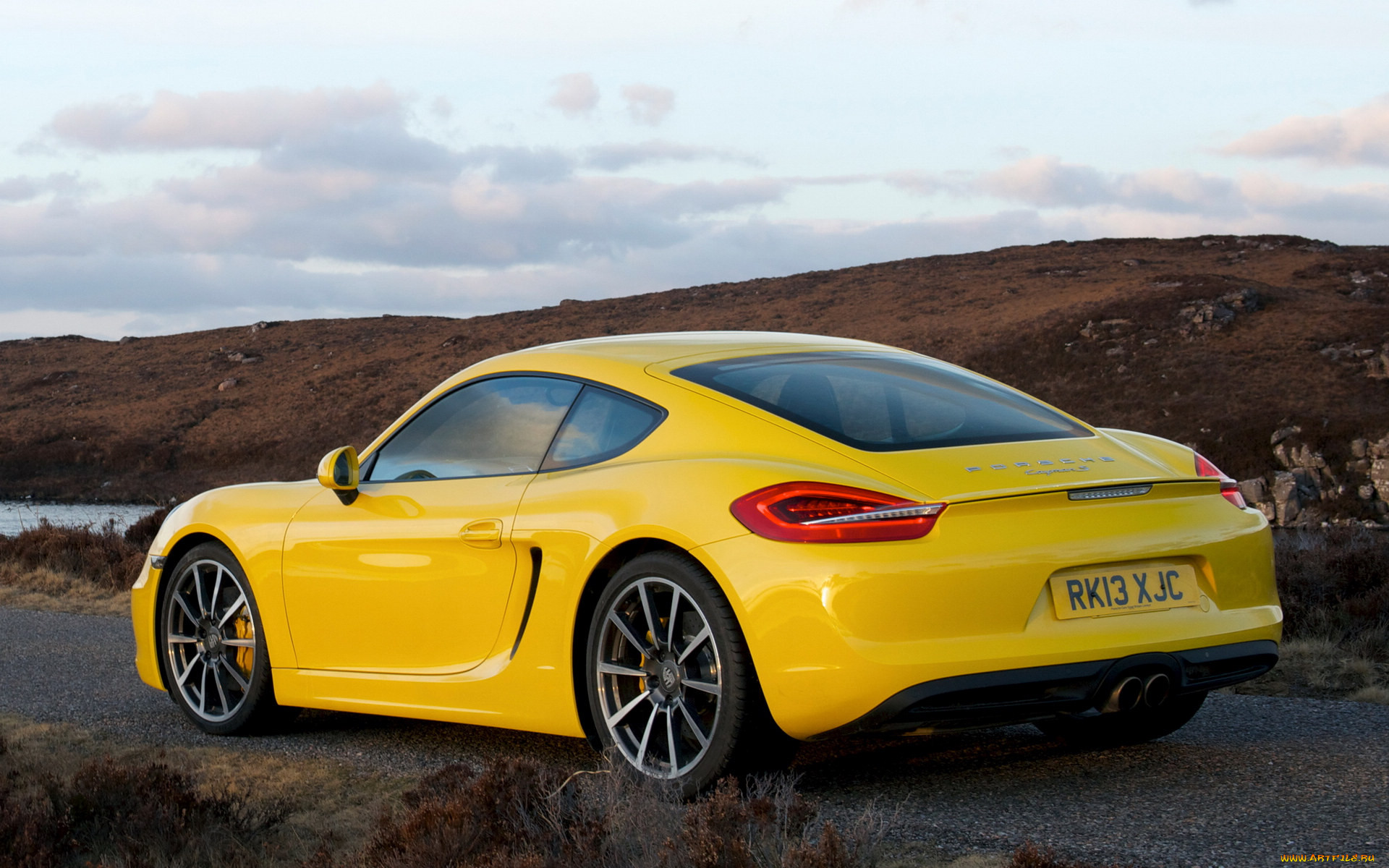 , porsche, cayman, s, car